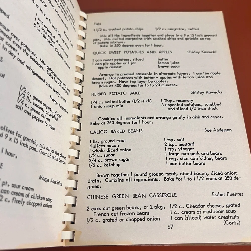 Vintage 1981 Christ Lutheran Church Hammond Indiana Favorite Recipes Cook Book